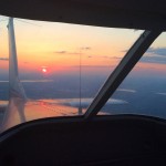 Sunset from the air near Lake Apopka ~ Закаты с воздуха рядом с озером Апопка