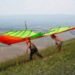 Beginner hang glider ~Учебный дельтаплан